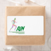 ランニング女 ラベル (インサイチュ)