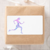 ランニング女 ラベル (インサイチュ)