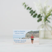 ランニング女 名刺 (スタンド正面)