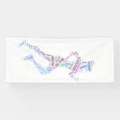 ランニング女 横断幕 (横)