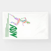 ランニング女 横断幕 (横)