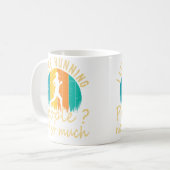 ランニング好き 人はそれほど好きじゃない 面白いランニング コーヒーマグカップ (正面左)