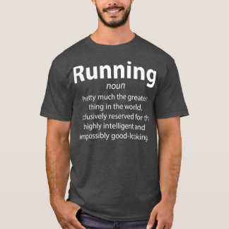 ランニング定義おもしろいランナーギフト Tシャツ