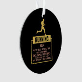 ランニング定義 オーナメント (正面)