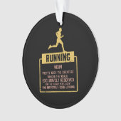 ランニング定義 オーナメント (正面)
