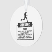 ランニング定義 オーナメント (正面)