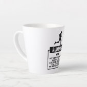 ランニング定義 カフェラテマグ (左アングル)