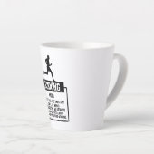 ランニング定義 カフェラテマグ (右アングル)