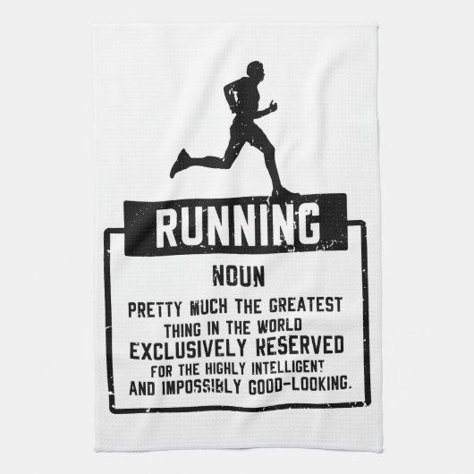 ランニング定義 キッチンタオル (縦)