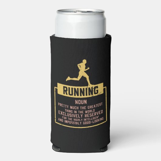 ランニング定義 スリム缶クーラー (Seltzer正面)