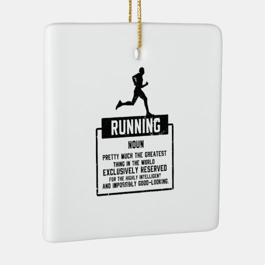 ランニング定義 セラミックオーナメント (右)