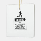 ランニング定義 セラミックオーナメント (左)