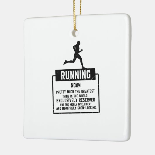 ランニング定義 セラミックオーナメント (左)