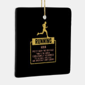 ランニング定義 セラミックオーナメント (右)