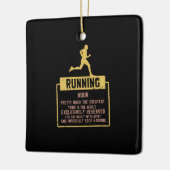 ランニング定義 セラミックオーナメント (左)