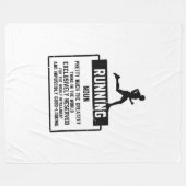 ランニング定義 フリースブランケット (正面(横))