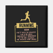 ランニング定義 マグネット (正面)