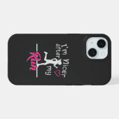 ランニング後に私って結構いい人？冗談Tシャツ iPhone 15ケース (裏面横)