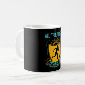 ランニング思想が素晴らし考えられる コーヒーマグカップ (正面左)