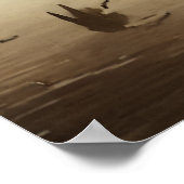 ランニング慰め | AIアートポスター ポスター (角)