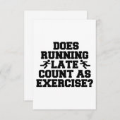 ランニング晩期 サンキューカード (正面/裏面)