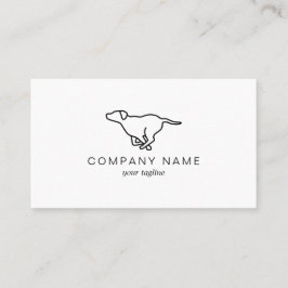 ランニング犬 |ドッグミニマル 名刺