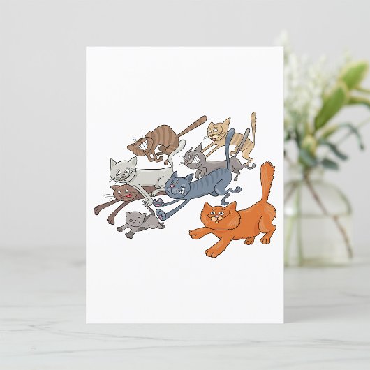 ランニング猫 招待状