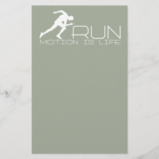 ランニング男 チラシ (正面)