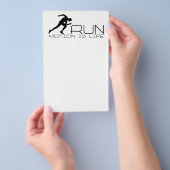 ランニング男 チラシ (ハンドル)