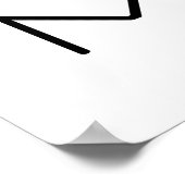 ランニング男 ポスター (角)