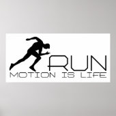 ランニング男 ポスター (正面)