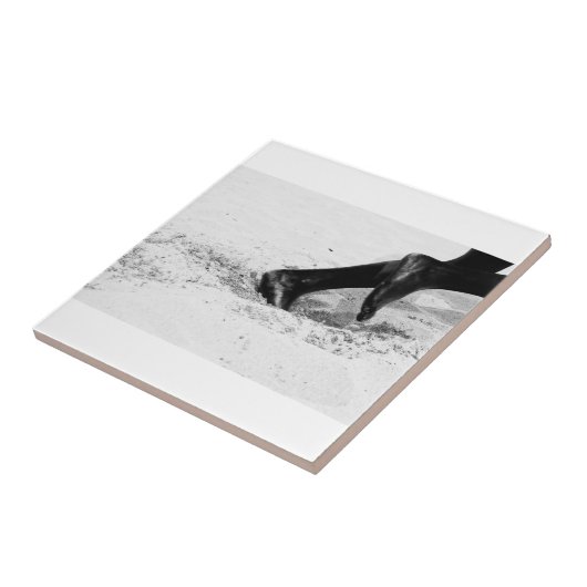 ランニング砂の上に タイル (側面)