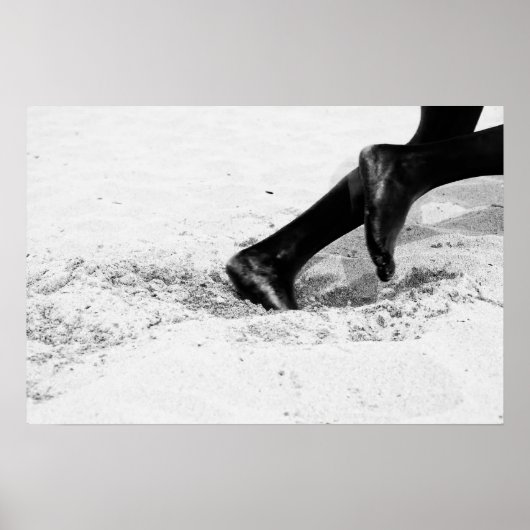 ランニング砂の上に ポスター (正面)