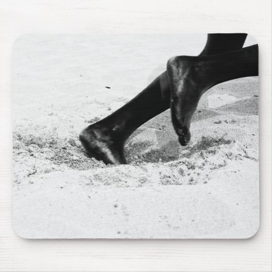 ランニング砂の上に マウスパッド (正面)