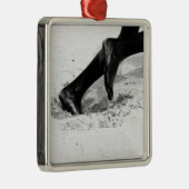 ランニング砂の上に メタルオーナメント (右)