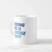 ランニング遅い コーヒーマグカップ (正面左)