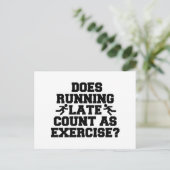 ランニング遅い ポストカード (スタンド正面)