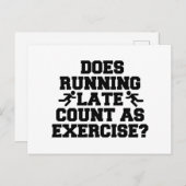 ランニング遅い ポストカード (正面/裏面)