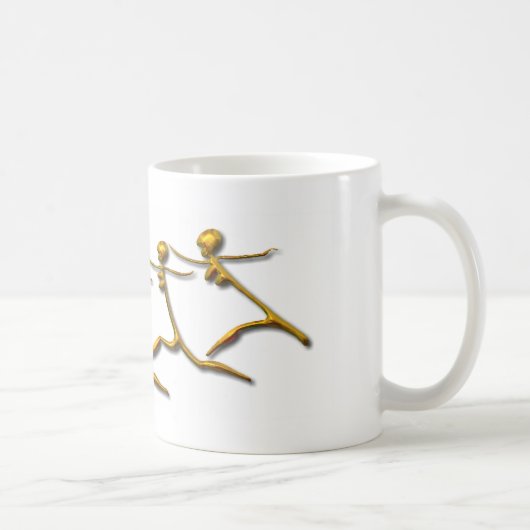 ランニング金ゴールド コーヒーマグカップ (右)