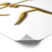 ランニング金ゴールド ポスター (角)