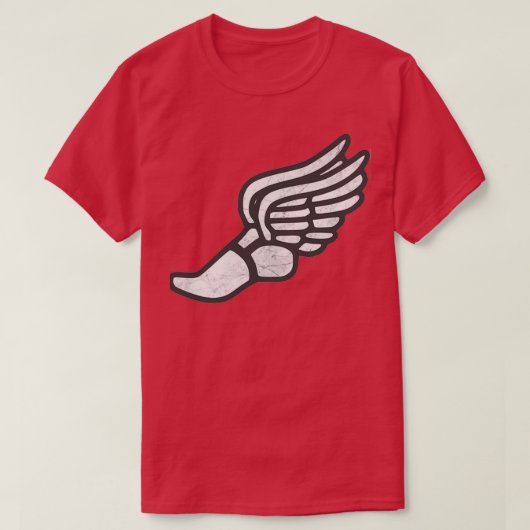 ランニング靴グラフィック Tシャツ (デザイン正面)