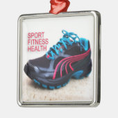 ランニング靴 メタルオーナメント (左)