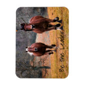 ランニング馬が統率者だ マグネット (縦)