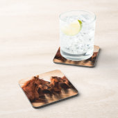 ランニング馬ぼやけと飛んでいる人 コースター (右側)