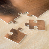 ランニング馬ぼやけと飛んでいる人 ジグソーパズル (側面)