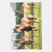 ランニング馬 キッチンタオル (縦)