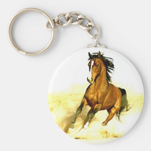 ランニング馬 キーホルダー (正面)