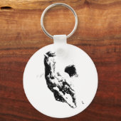 ランニング馬 キーホルダー (正面)