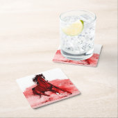 ランニング馬 スクエアペーパーコースター (インサイチュ)