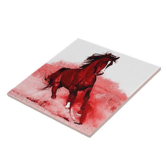 ランニング馬 タイル (側面)